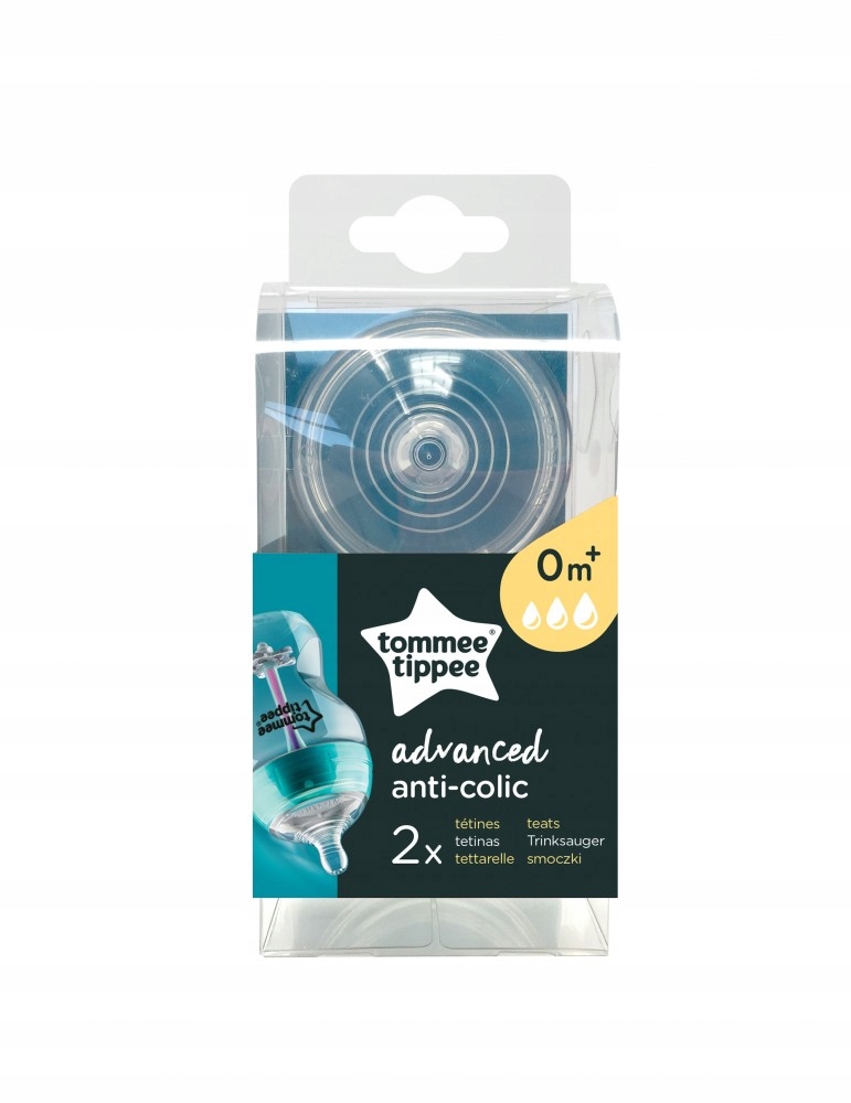 

Tommee Tippee Smoczek Advanced wieloprzepływowy 0m