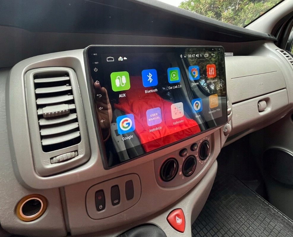 RADIO NAWIGACJA GPS RENAULT TRAFIC 2001-2010 ANDROID Model FR10 2/32 RDS0 RE 060T