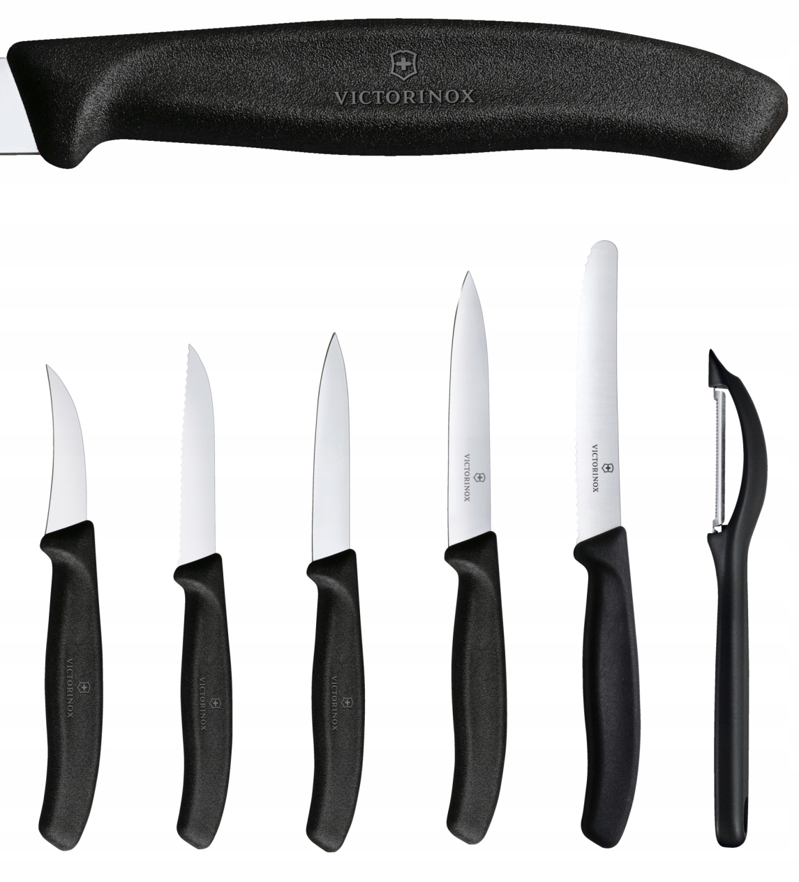 

Victorinox zestaw 5 noży i obieraczka 7.6075