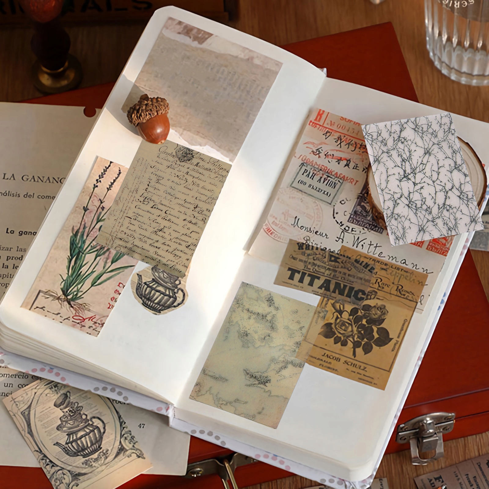 SADA PŘÍSLUŠENSTVÍ PRO SCRAPBOOKING VINTAGE ALBUM za 565 Kč - Allegro