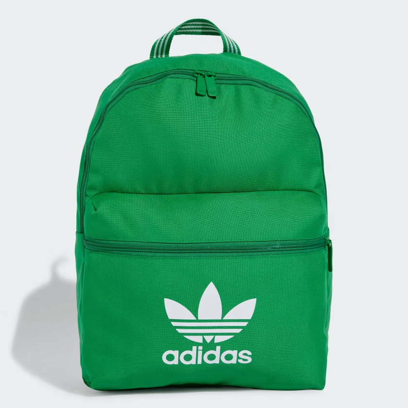 Školní Batoh Sportovní Adidas Adicolor Zelený Bílý Logo Prostorný IW1781