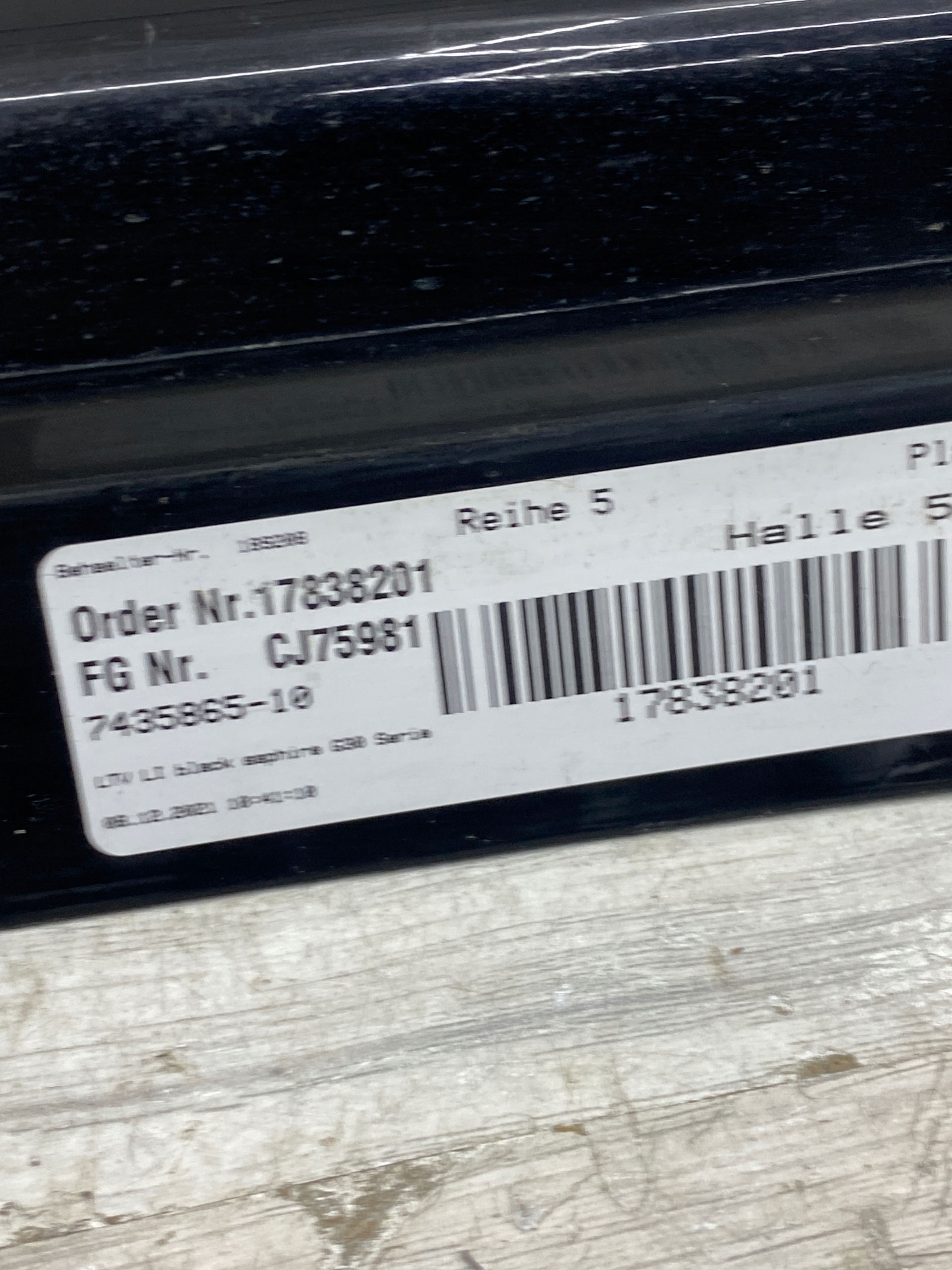 moulding threshold left BMW G30 G31 7387337