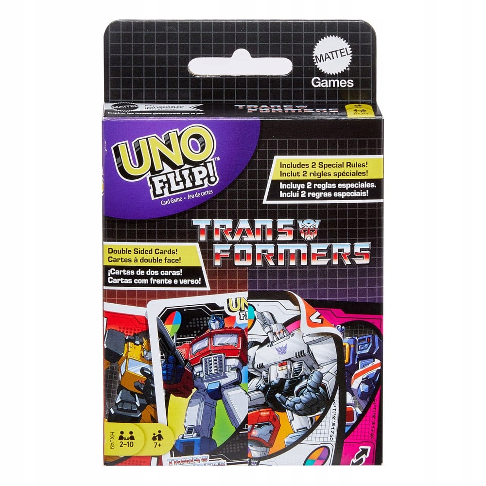 Uno Flip! Transformers gra w karty HXJ49 8 Mattel
