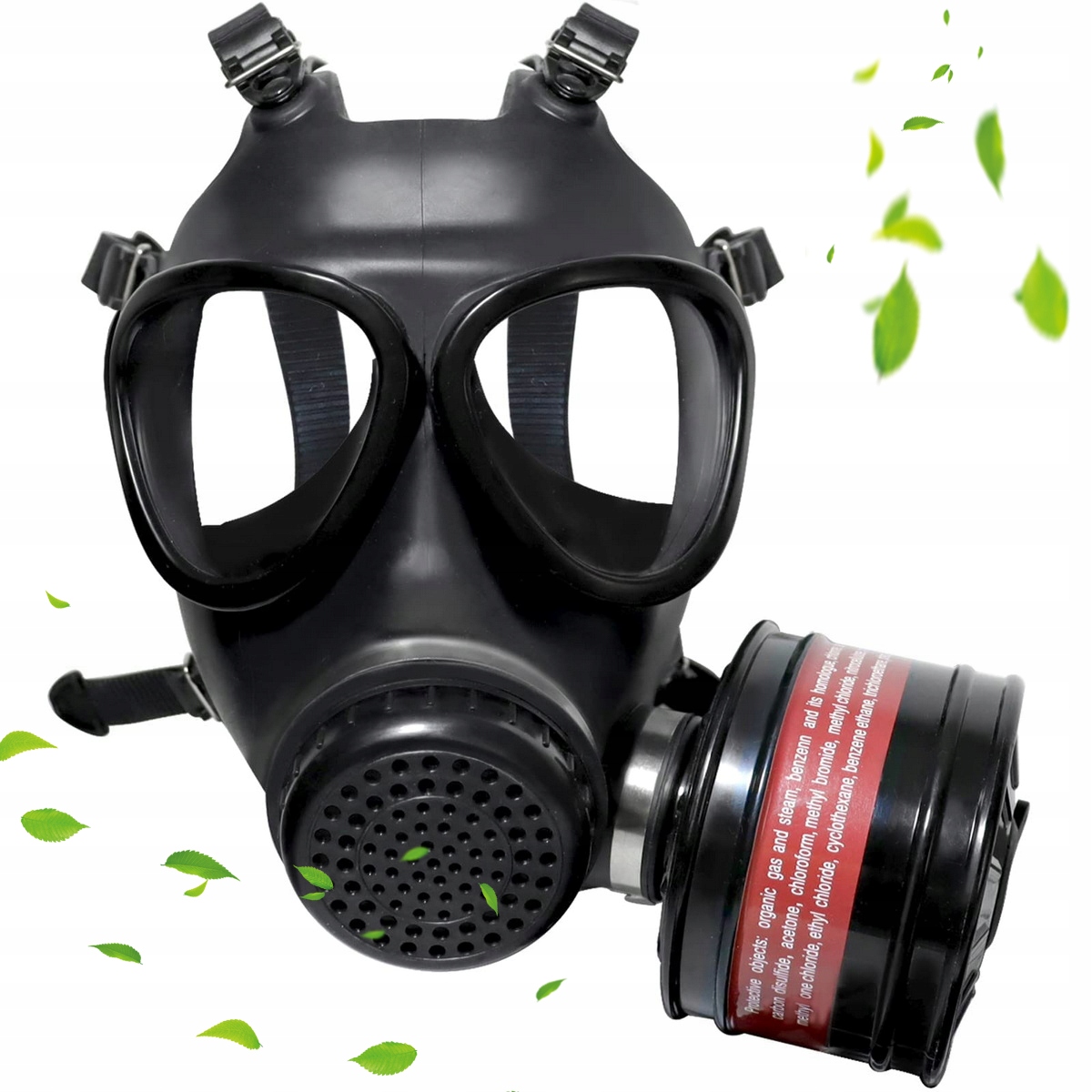 Pełna twarz maska przeciwpyłowa maska lakiernicza z filtrami węglowymi 40mm