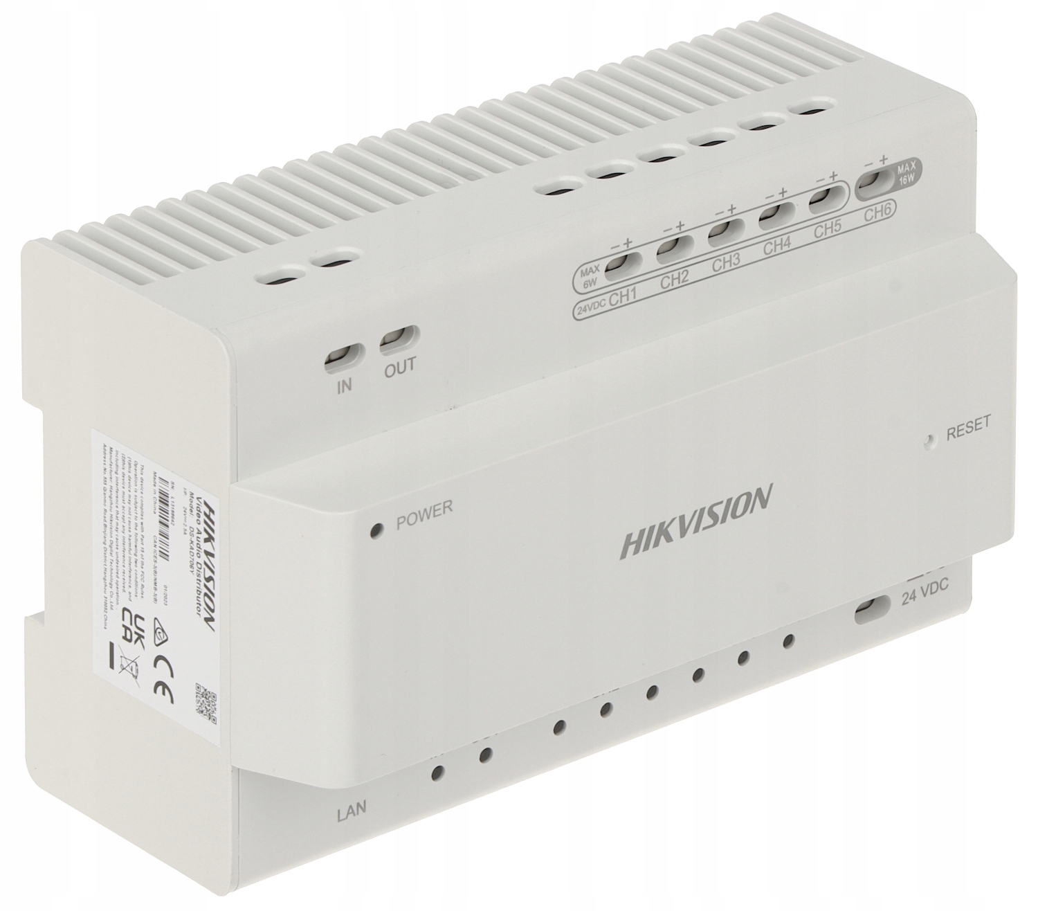 Switch DS-KAD706Y Dla 2-PRZEWODOWYCH Systemów Wideodomofonowych Hikvision