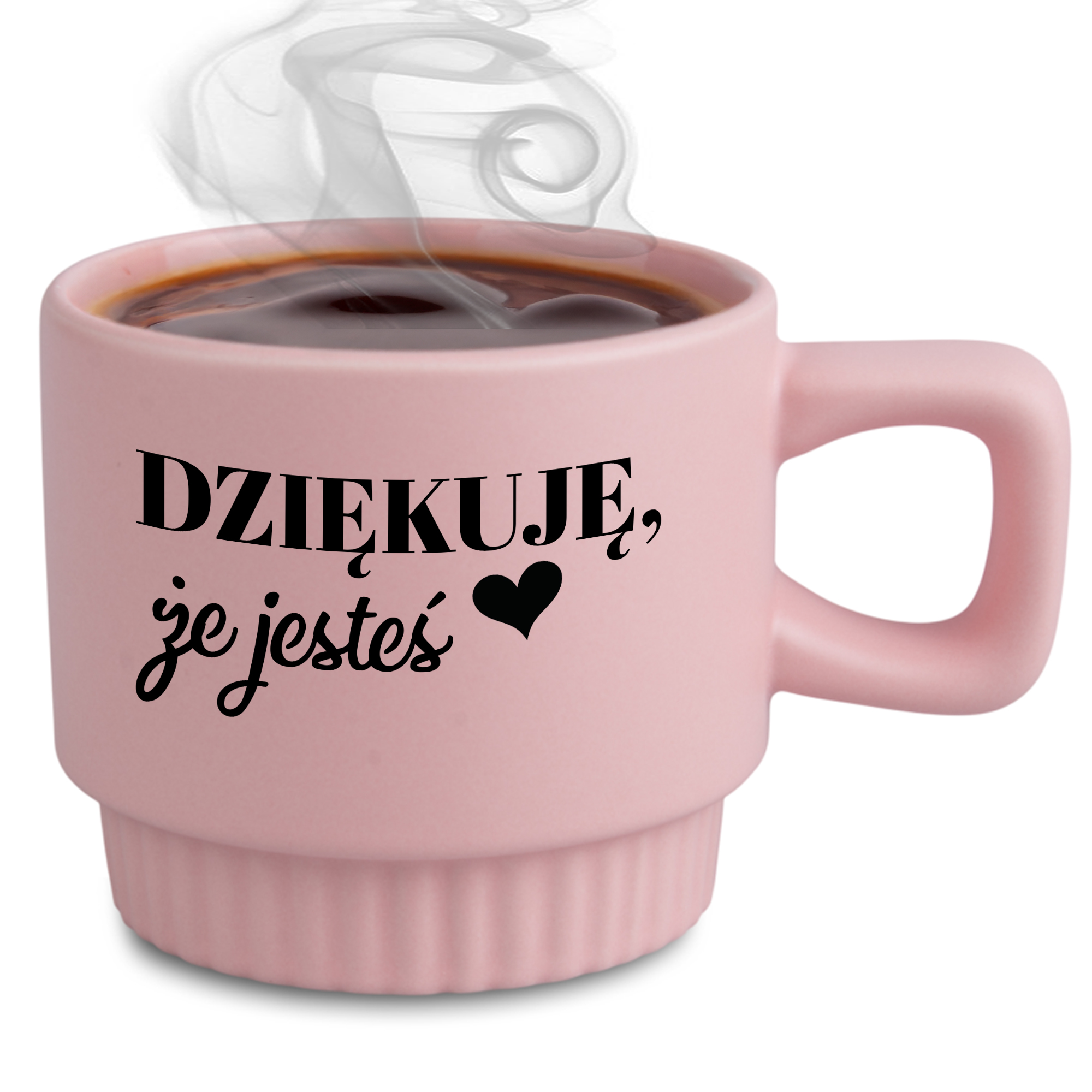 Riflovaný Hrnček Ružový Darček Pre Mamu Na Deň Matiek Ďakujem