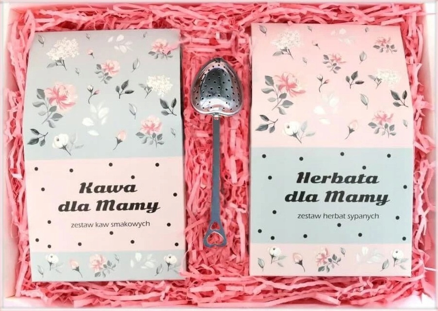 Box Dla Mamy Z 10 Smakami Kaw 10 Smakami Herbat I Zaparzaczem