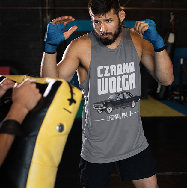 TANK TOP LEGENDY PRL CZARNA WOŁGA 2 Rozmiar XXL