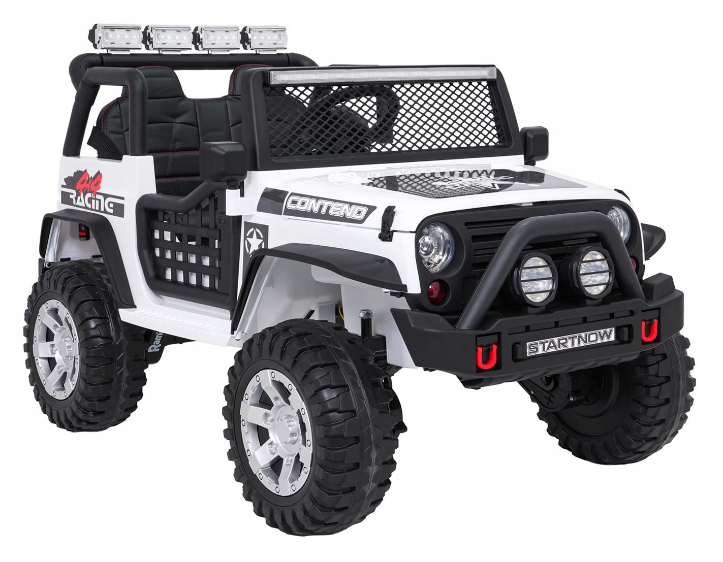 jeździk dziecięcy na akumulator Jeep Beast 4x4 terenowe auto pilot Eva