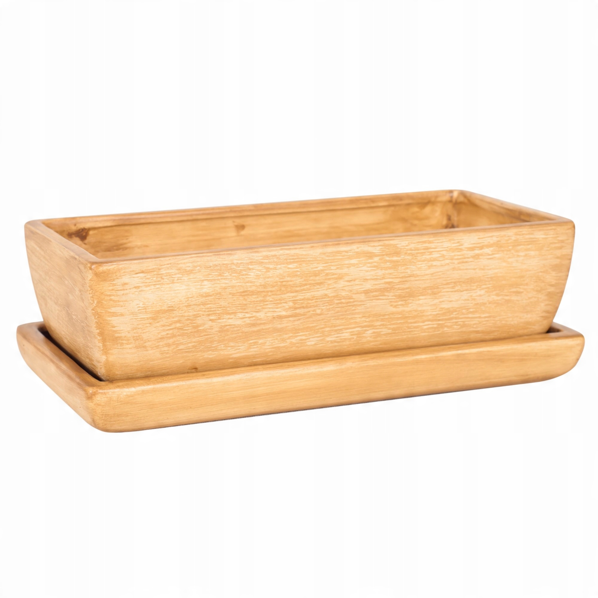 

Kaktusiarka Ceramiczna 27cm doniczka jasny brąz ec