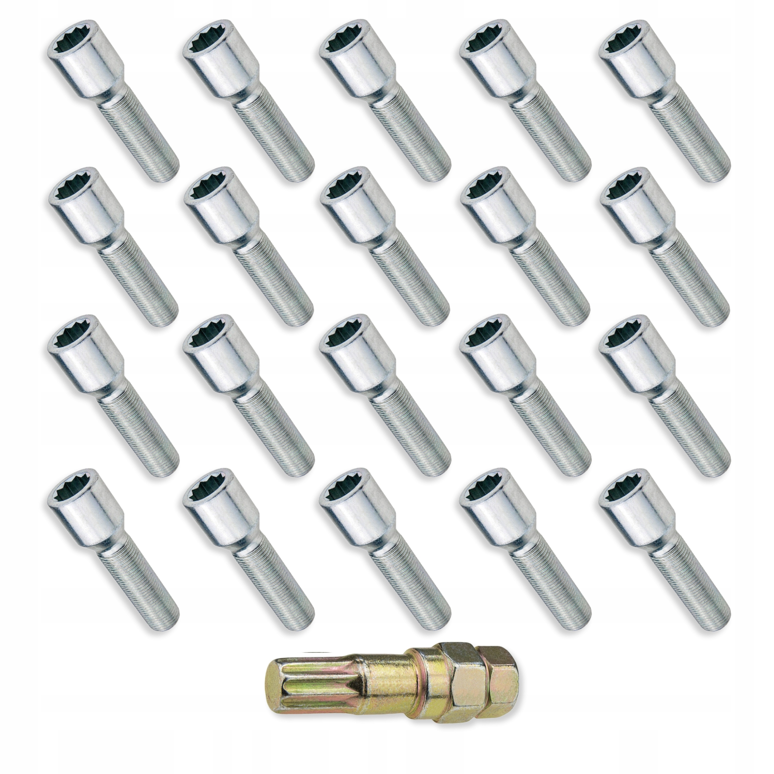 Úzké Šrouby M14X1,25 45 MM Na Klíč Torx Pro Kola Hliníkových Ráfků Carbonado