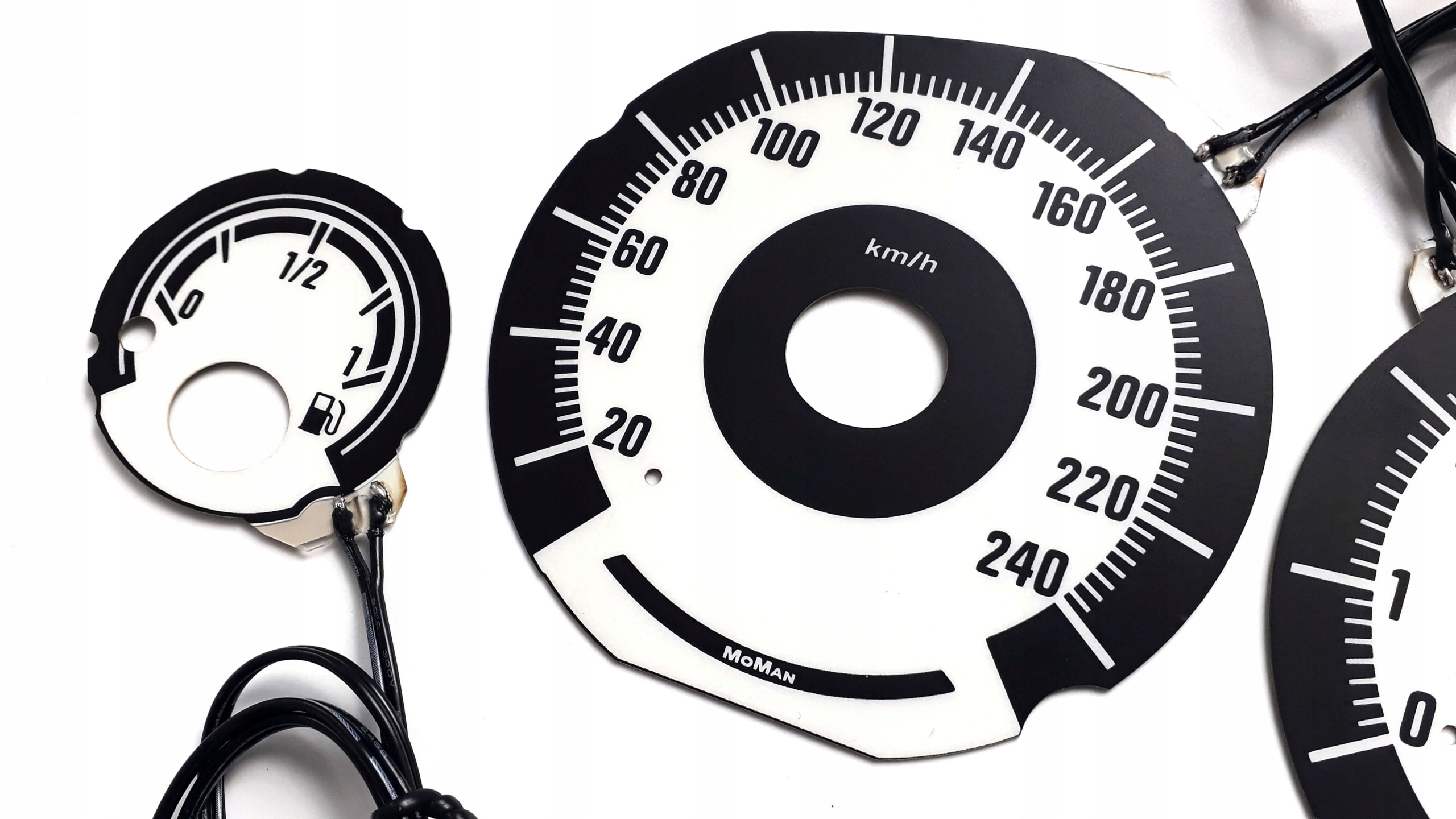 BMW E39 Tarcze INDIGLO do licznika Wzor 3 MoMan Weight with packaging 0 4 kg