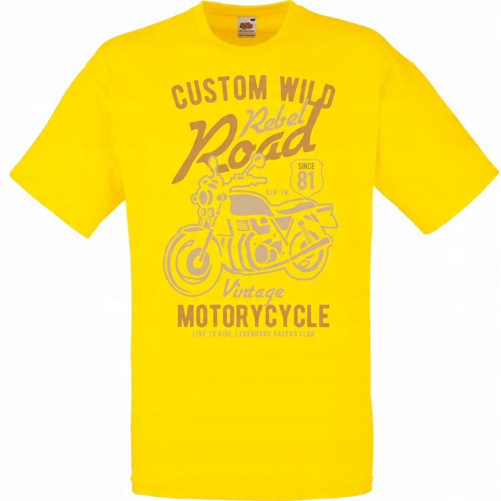 

Koszulka motor motocykl motocyklista XXL żółta jas
