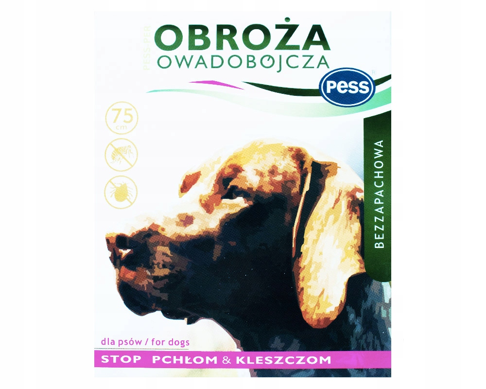

Pess Obroża na pchły i kleszcze dla psa 75 cm