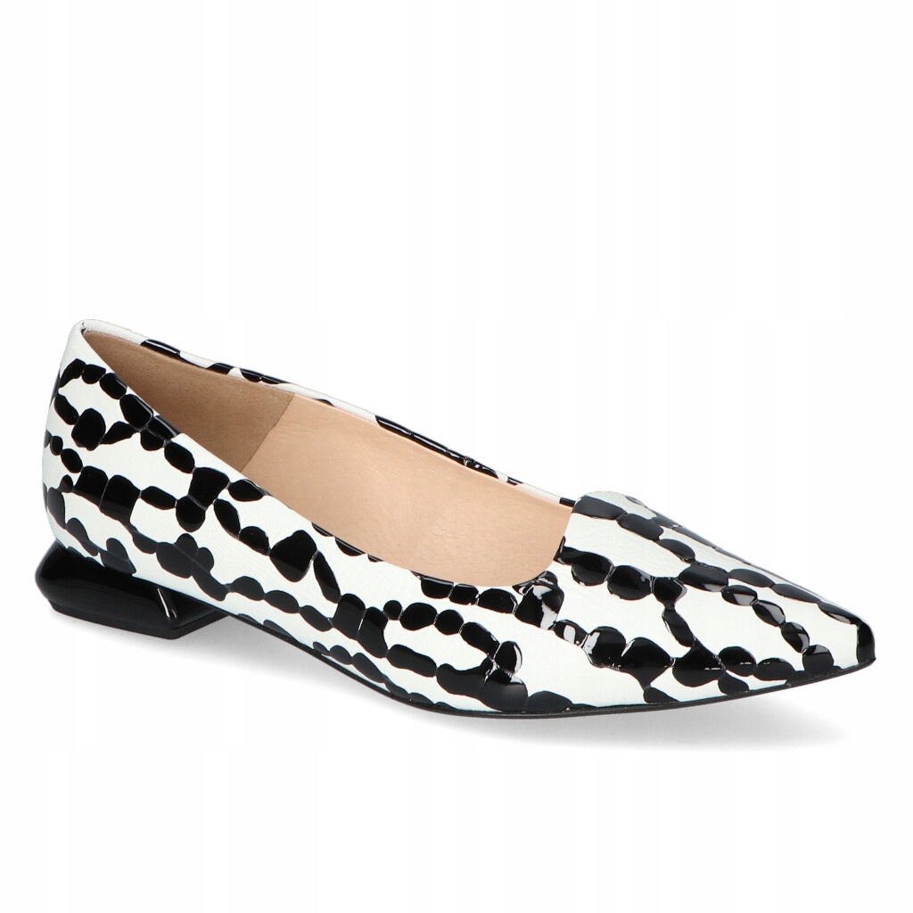 Baleríny Damiss DS-399 Bílo/černé Lico 36