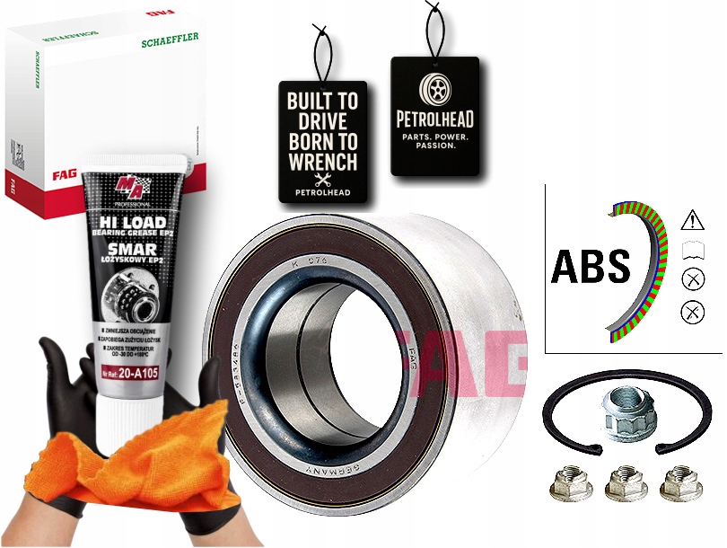 Sada Ložiska Kola Zadní 52X96X50 Mercedes Eqv W447 Ev #Petrolhead Pro+ Kit7