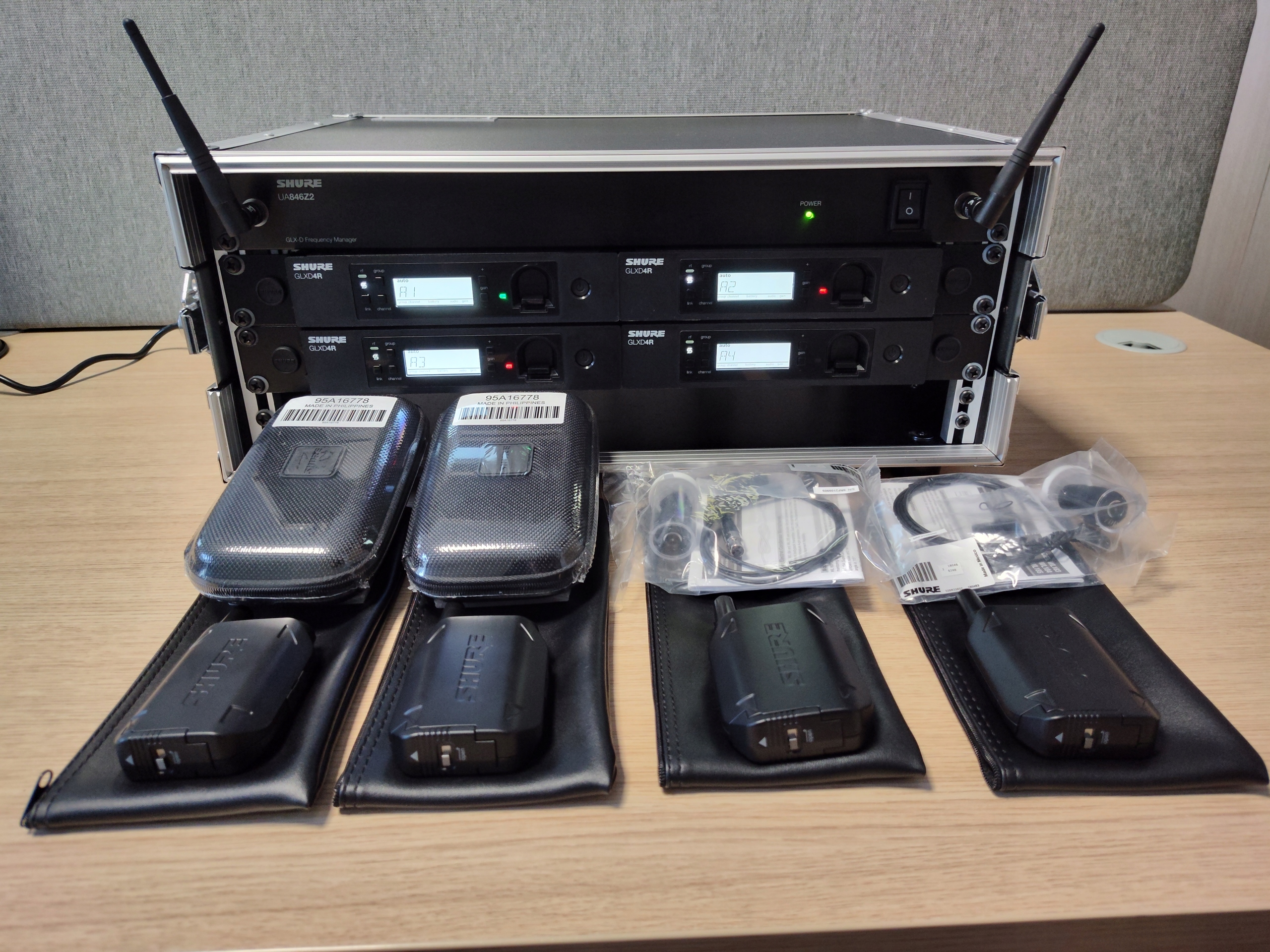 Shure GLXD Advanced Zestaw 4-kanałowy