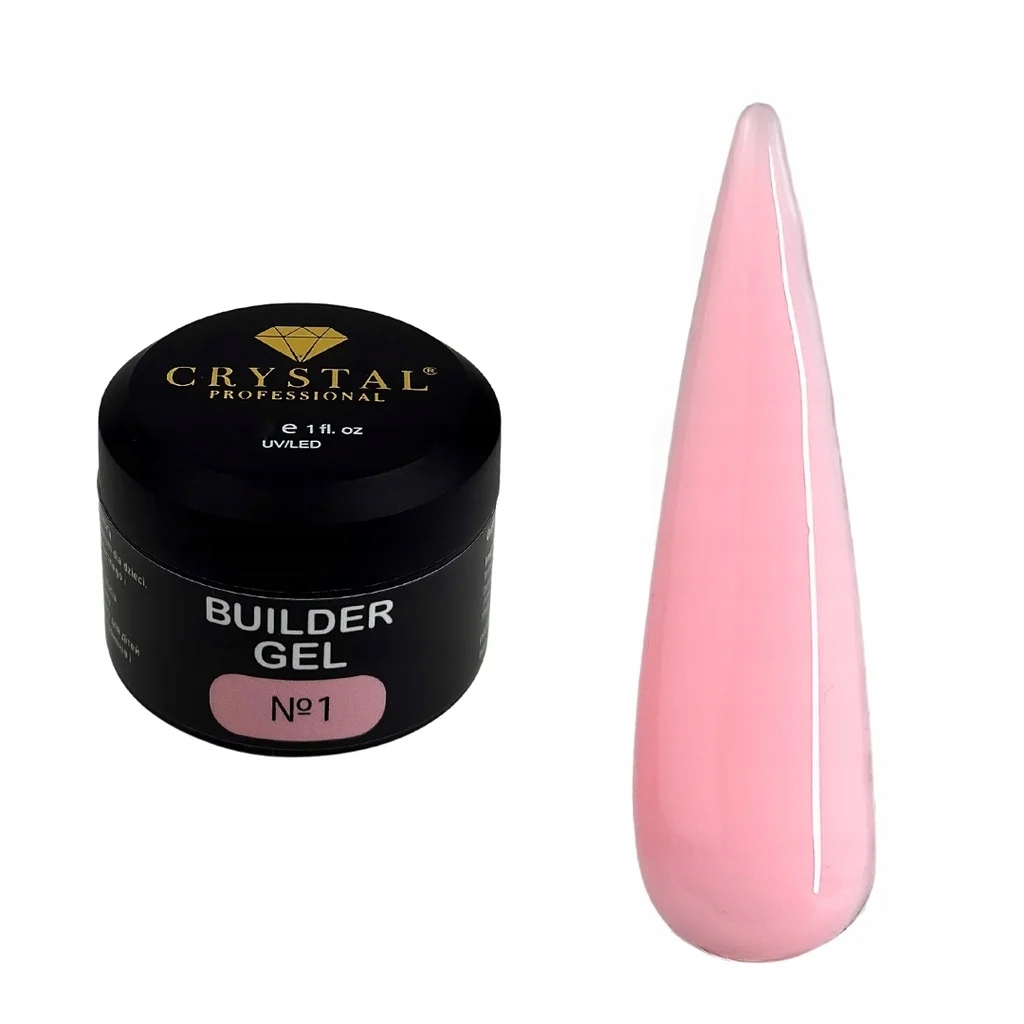 Stavební gel č. 1 30ml Crystal Professional stavební gel