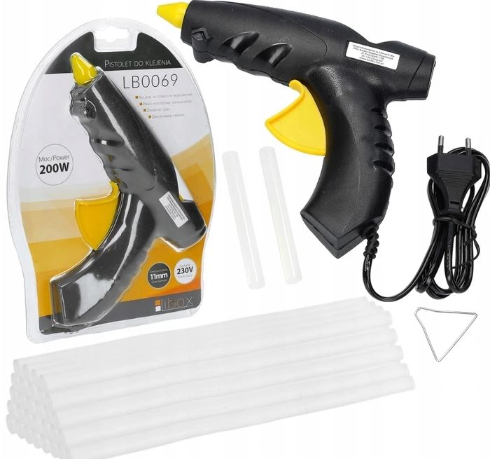 

Pistolet Do Klejenia Na Gorąco skleja 200W 3m Klei