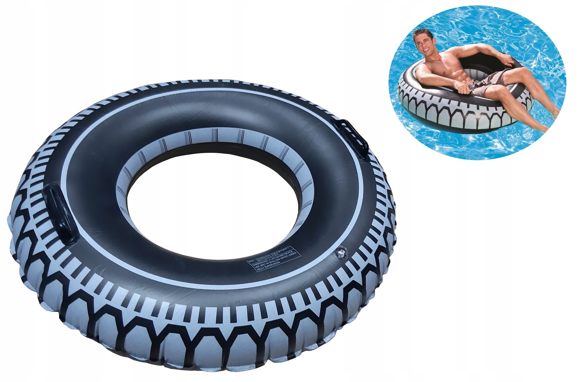 Большое надувное плавательное колесо с ручками для шин в Украине купить ...