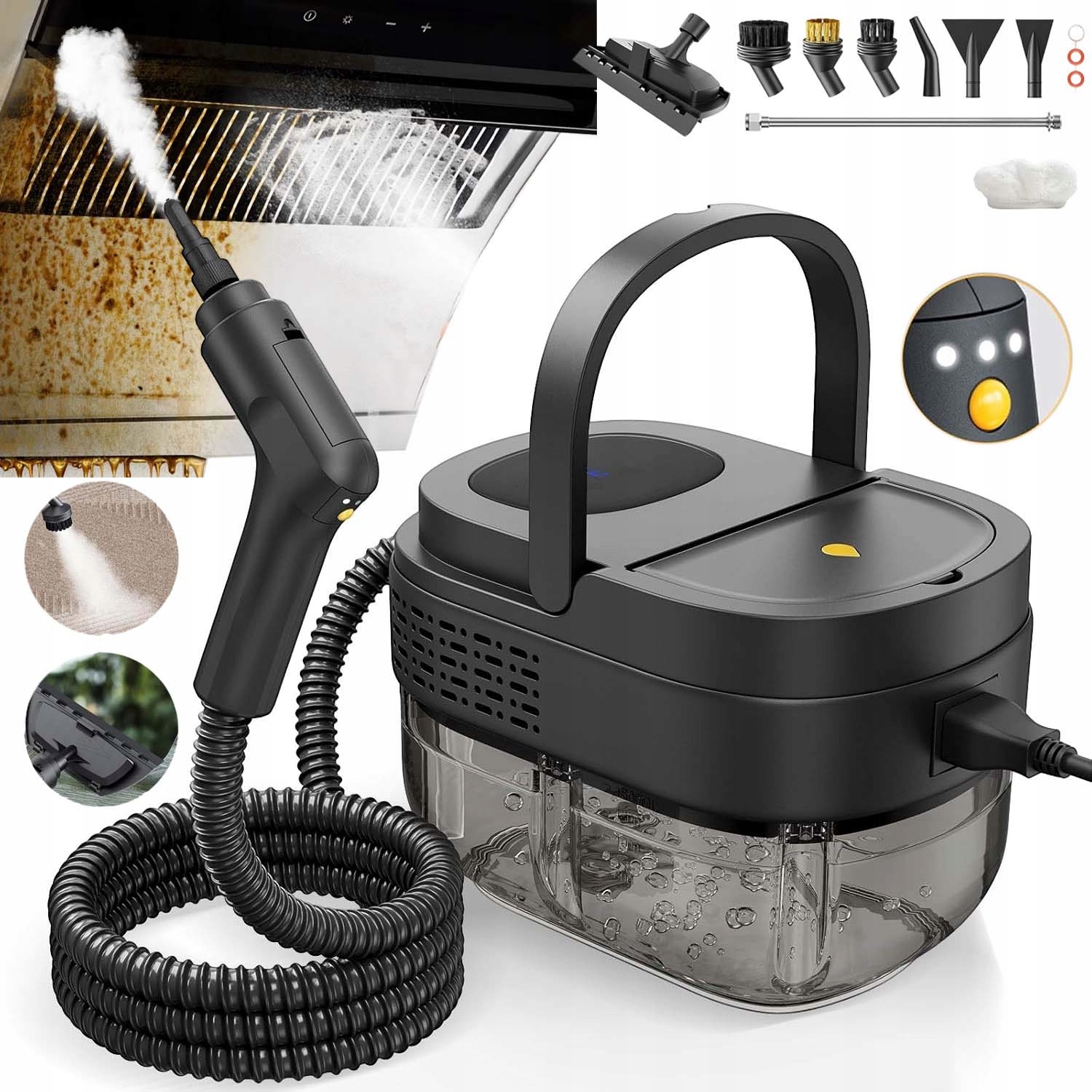 Výkonný Vysavač 2500 W S Nádrží 1,6 L Pro Glazuru Nábytku