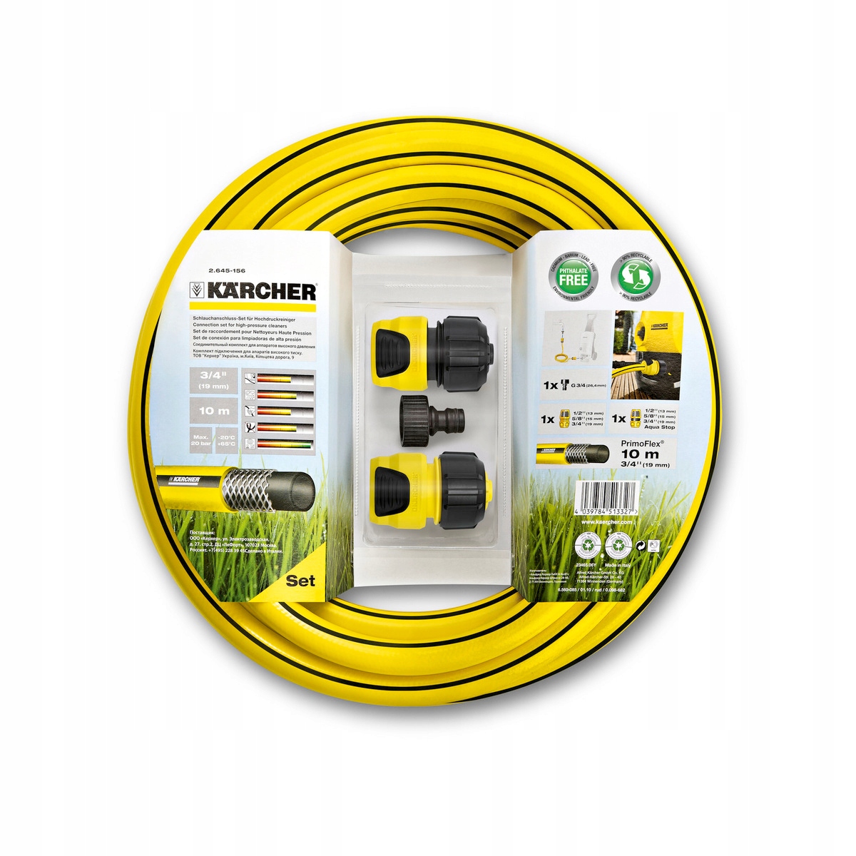 

10M Wąż 3/4 Karcher Zestaw XL Szybkozłącza Adapter