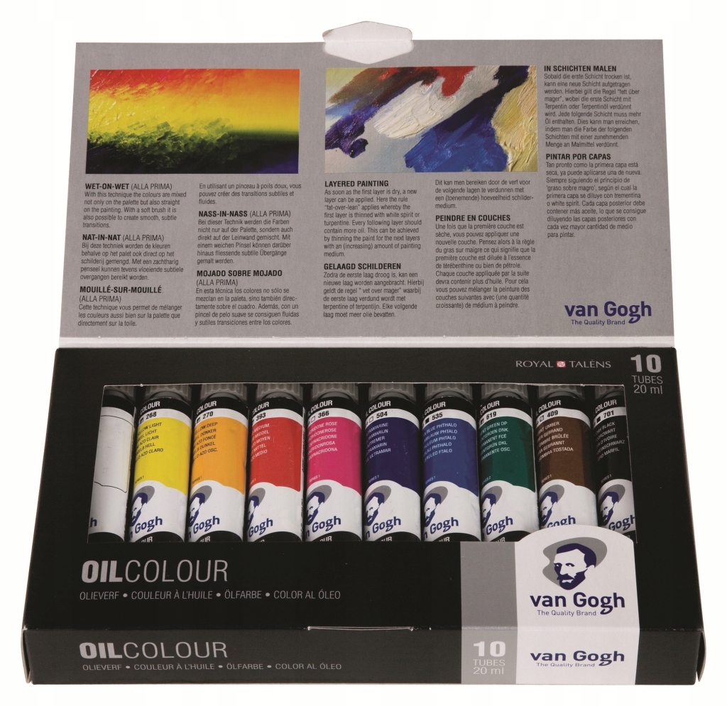 TALENS VAN GOGH OIL BASIC SET 10x20 ml