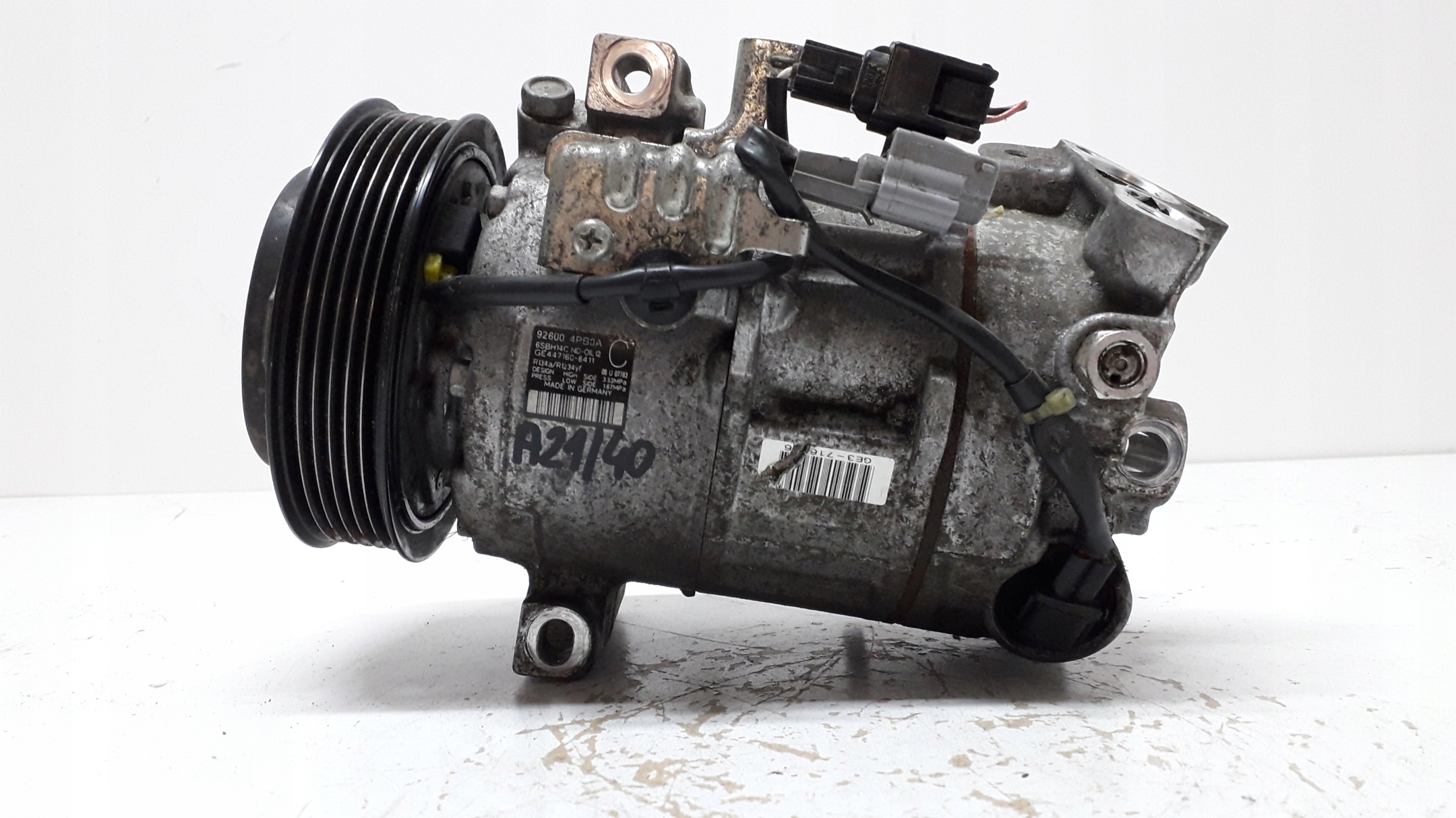 NISSAN RENAULT SPRĘŻARKA KLIMATYZACJI 92600-4PB0A