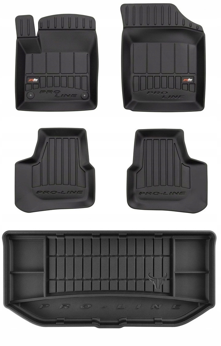 Set 3D gumové rohože Seat Mii Hb 2011-2019 g