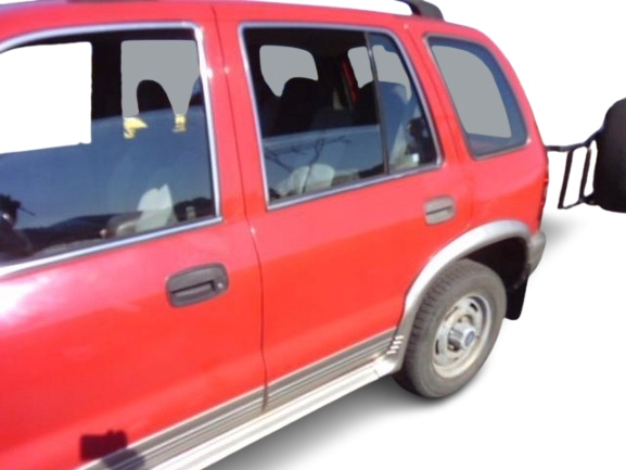 KIA SPORTAGE 1 I 93-03 DRZWI LEWE TYLNE - GOŁE - ŁADNE - BEZ RDZY