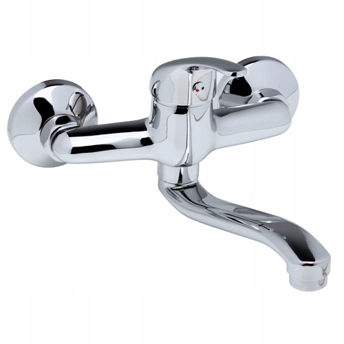 Stěnová dřezová baterie řady Bm 3203-25 s výtokovým ramínkem 25 cm