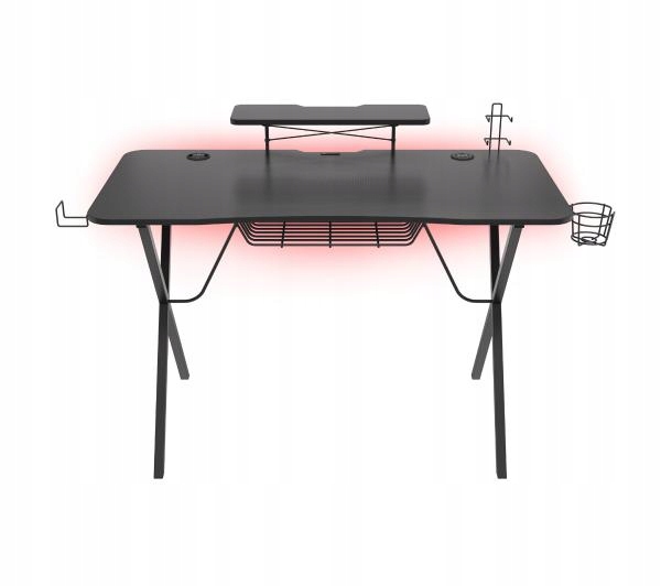 Biurko gamingowe Genesis HOLM 300 RGB dla Graczy Kolor nóg czarny