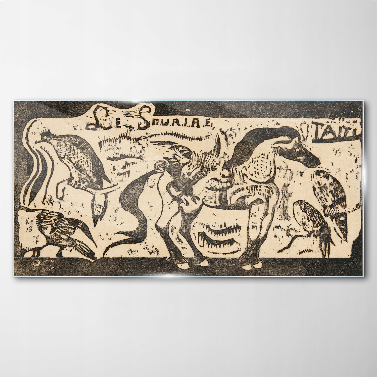 

Obraz szklany na ścianę Le sourire Gauguin 140x70