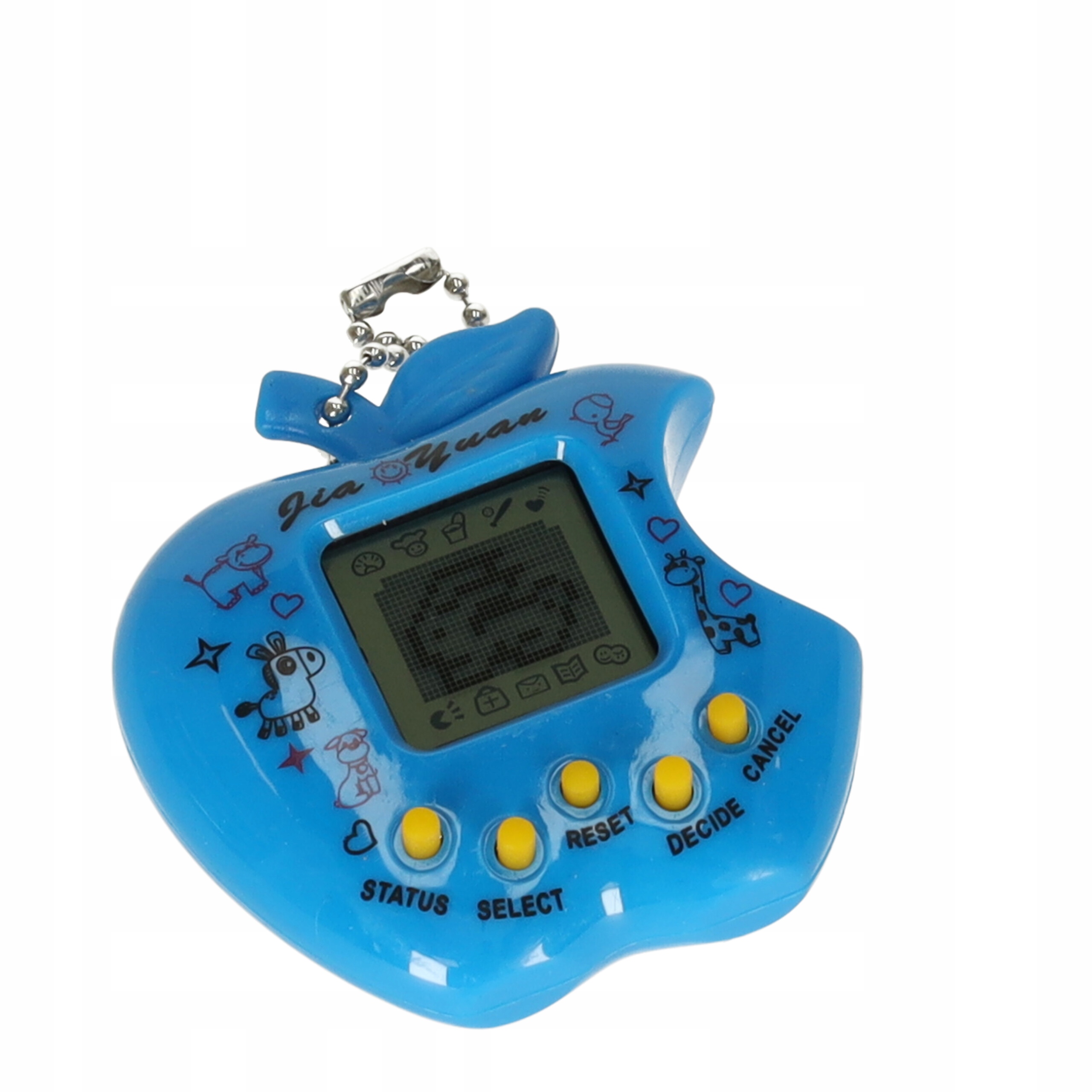 TAMAGOTCHI GRA ELEKTRONICZNA DLA DZIECI JABŁKO Z DŹWIĘKIEM NIEBIESKI Kod producenta i604_KX9721_1
