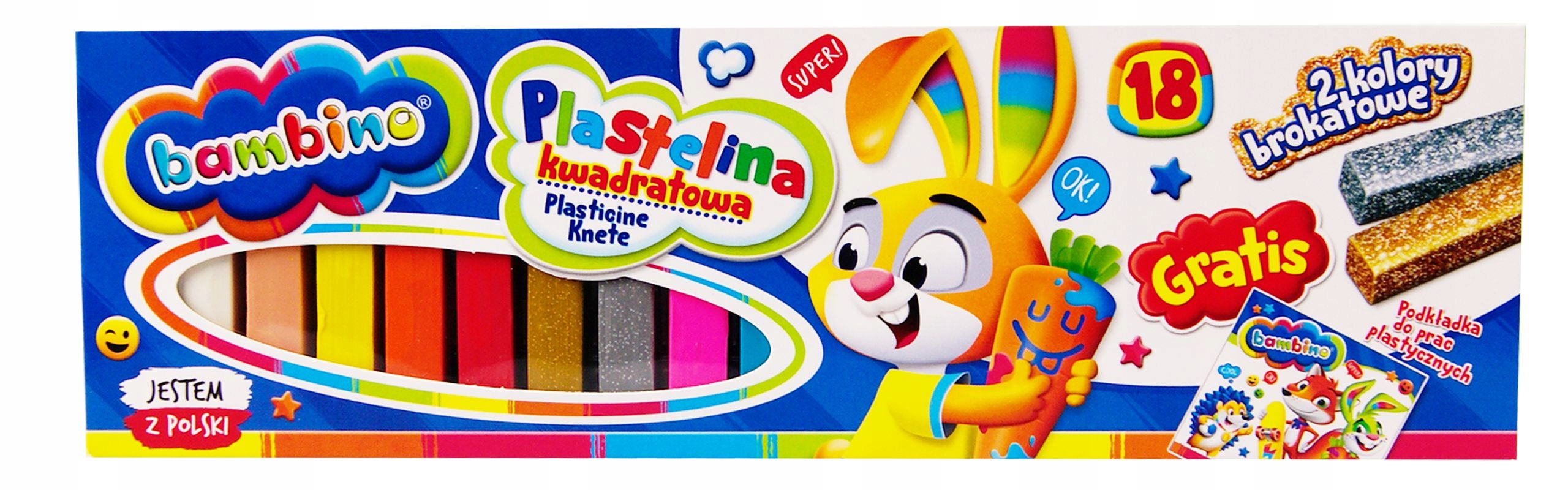 

Bambino Plastelina Kwadratowa Podkładka