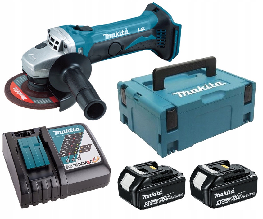 

Makita 18V szlifierka kątowa DGA452RTJ 2x5Ah 115mm