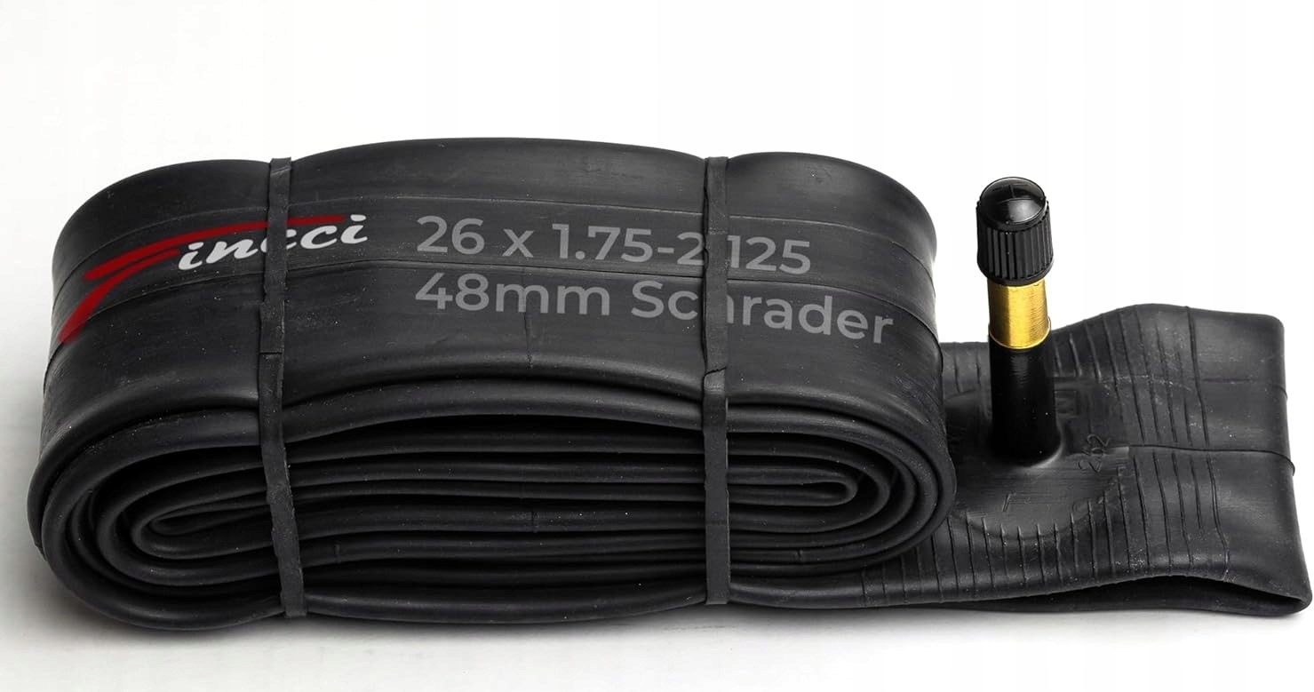 Dętka rowerowa Fincci 26x1.75-2.125 butyl zawór Av 48mm Mtb