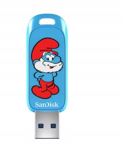 Pendrive SanDisk Smurfs Edition 128 Gb Papa Smurf Edycja Limitowana