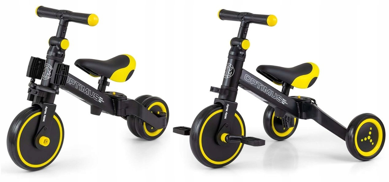 Rowerek 3w1 trójkołowy biegowy Optimus Milly Mally