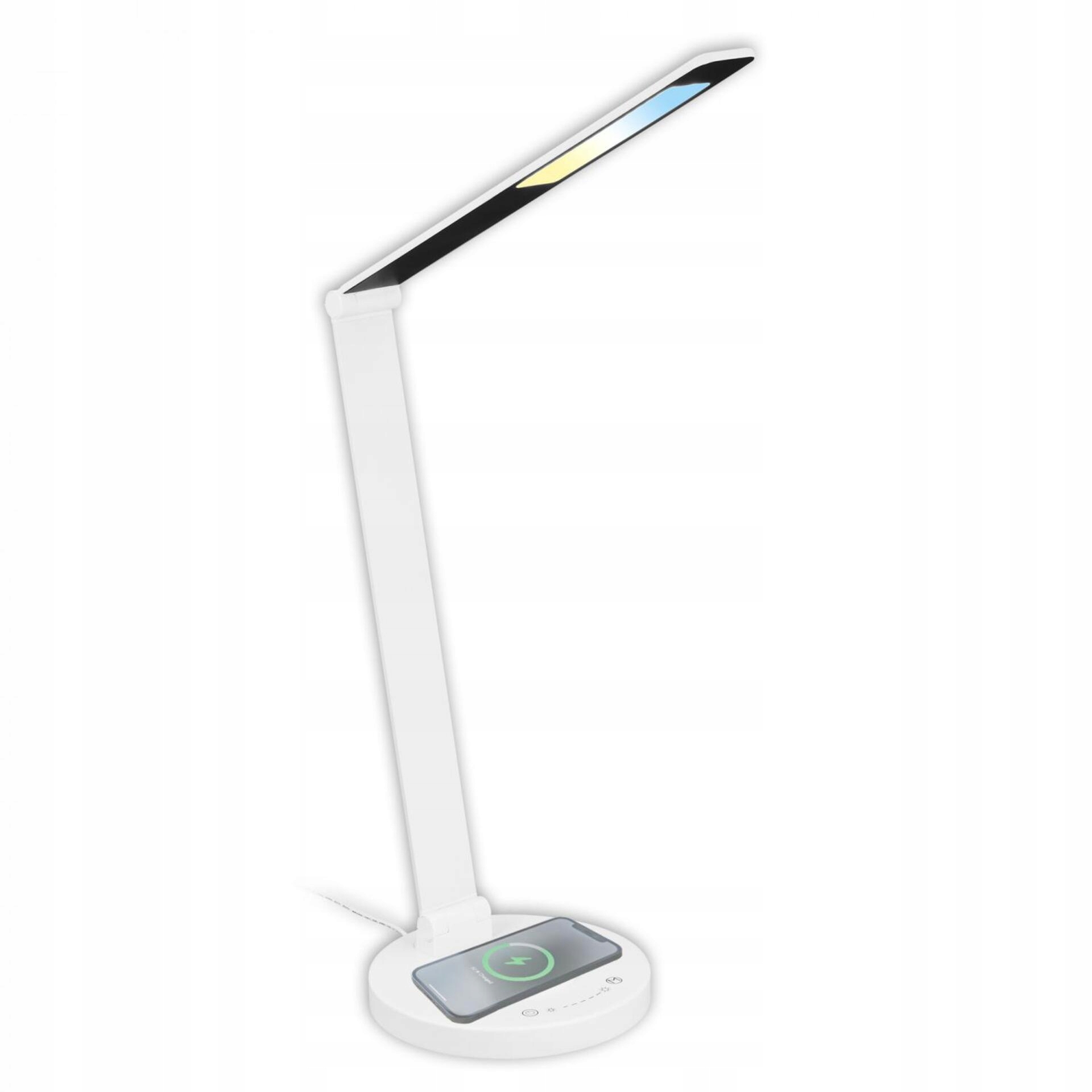 Led stolná lampa Briloner Cuma 6,2 W 670 lm Cct nabíjanie biela