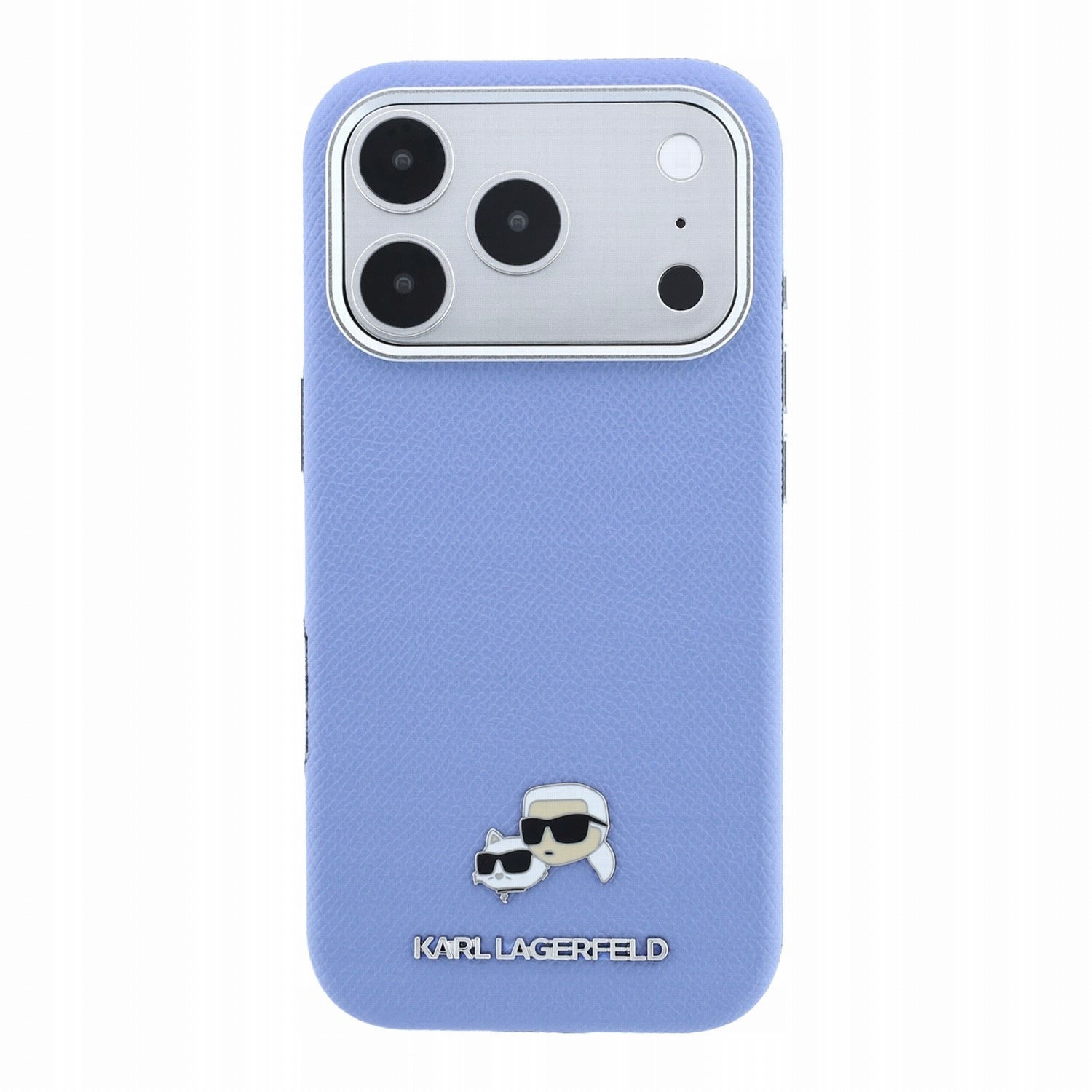 Etui Karl Lagerfeld Pu Grained Semi Wrap K&ch iPhone 18 Pro Niebieskie