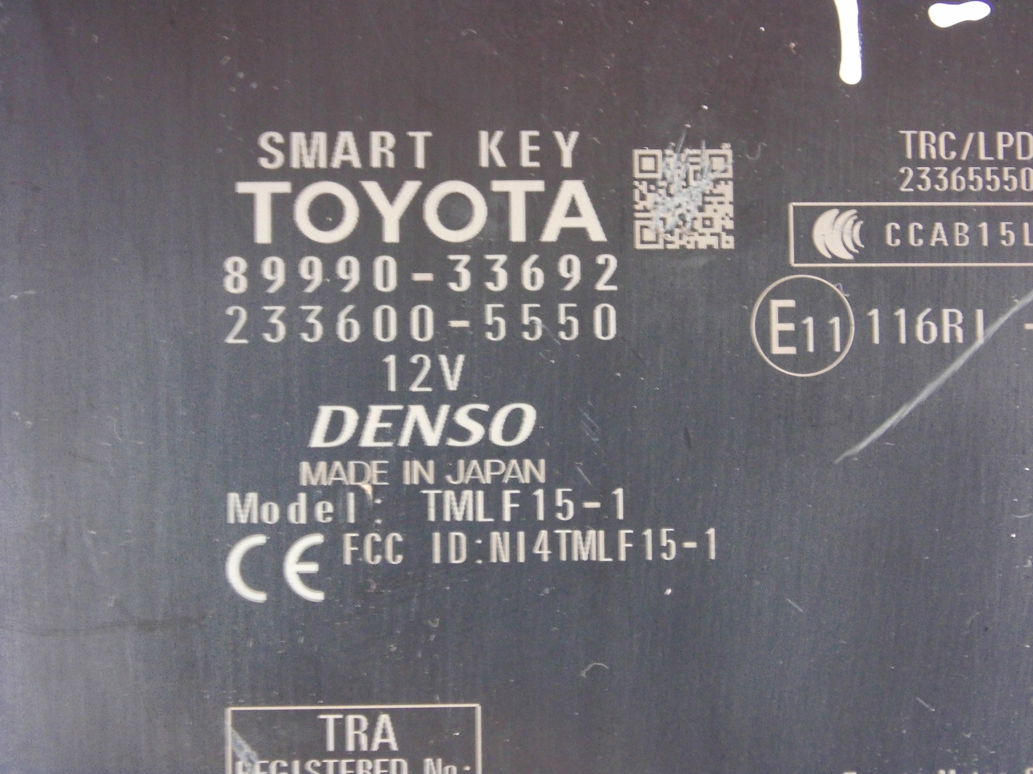 Toyota Camry 2018-2022 modulo SMART KEY 8999033692