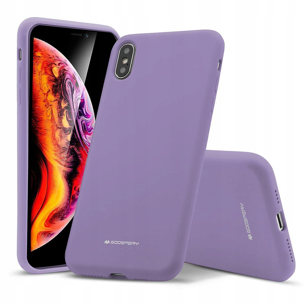 

Etui Mercury Silicone do iPhone 12/12 Pro fiolet