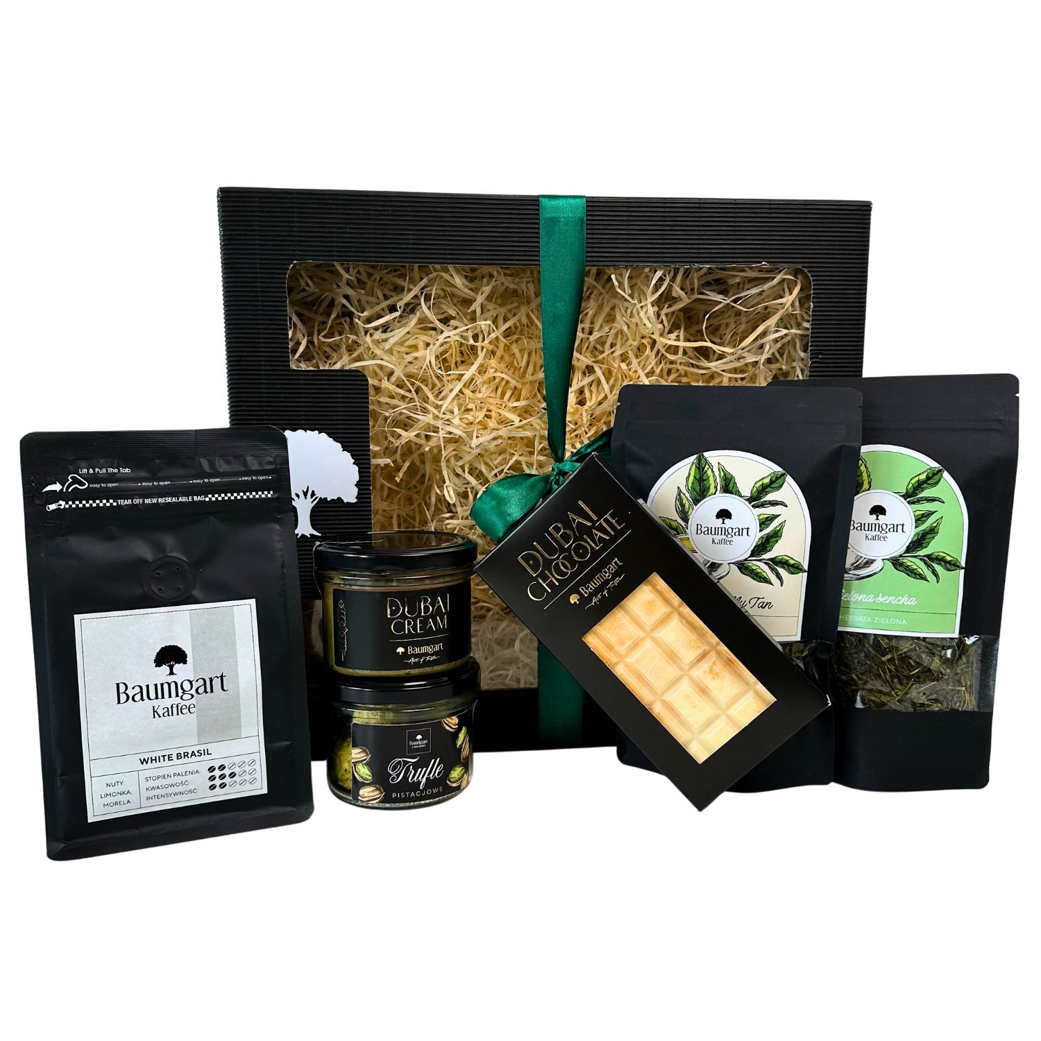 Zestaw Herbata Kawa Czekolada Trufle Premium box