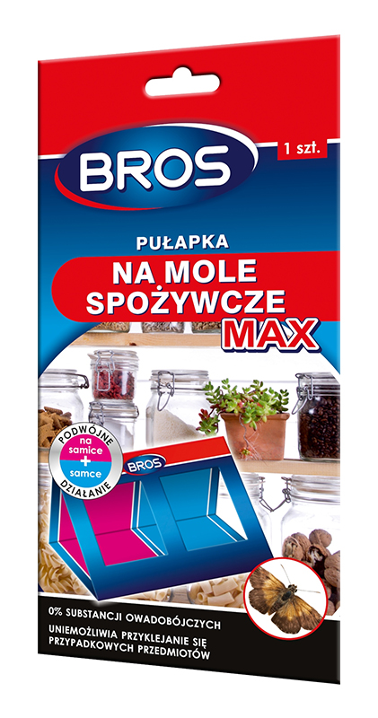 

Pułapka Na Mole Spożywcze Max Lep Feromonowy Bros