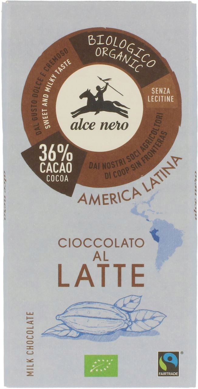 Levně 2x Alce Nero Čokoláda fair trade Bio 100 g