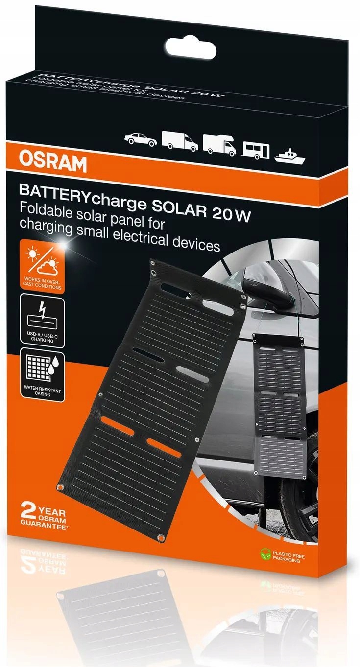 Osram BATTERYcharge Přenosný solární panel Usb-c 20W OFSP20