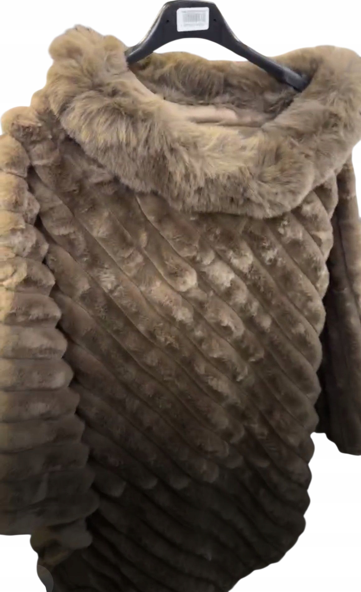 PONCZO KAMIZELKA FUTERKO DAMSKIE