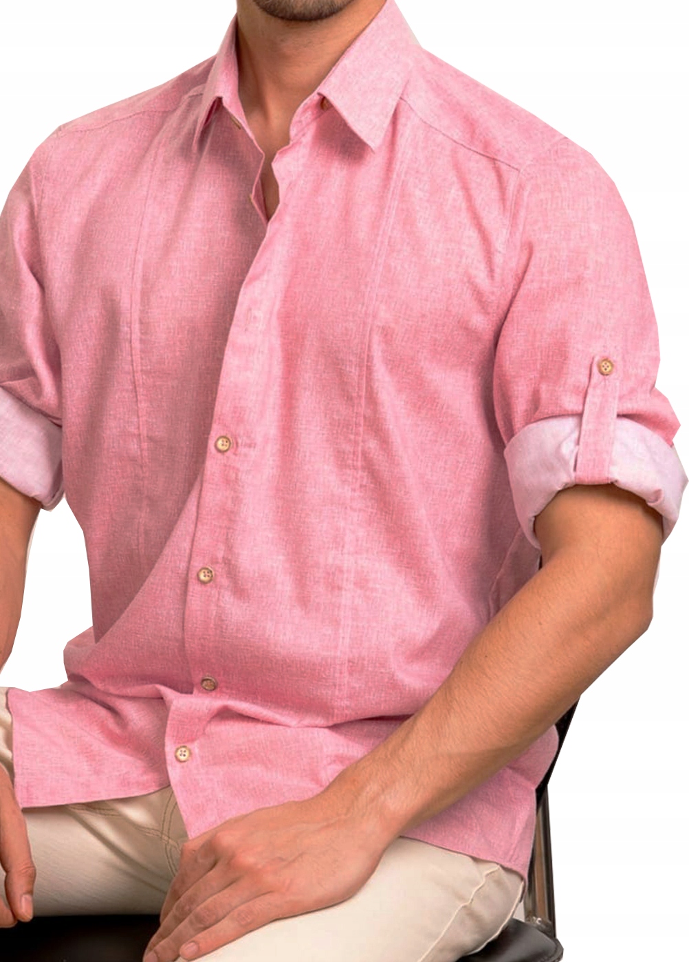 Pánská košile Mondo Lniana Casual pro každodenní nošení