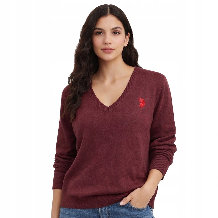 Dámský svetr U.s. Polo Assn. US423730351 Bordový